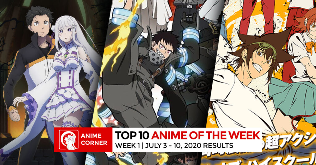Summer 2020 Week 1 Anime Rankings Thumbnail