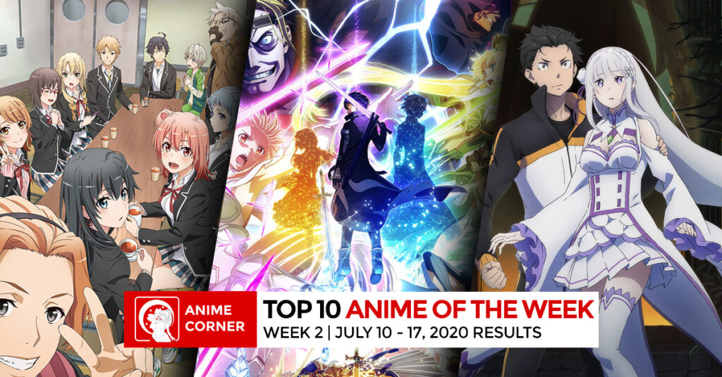 Top 10 Summer Anime 2020 Rankings Week 2 Cover