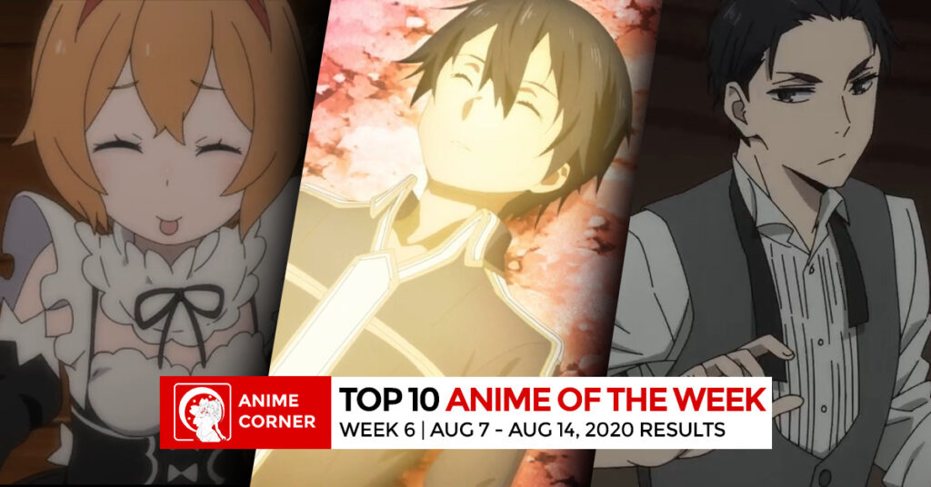 Week 6 Summer 2020 Top Anime Rankings