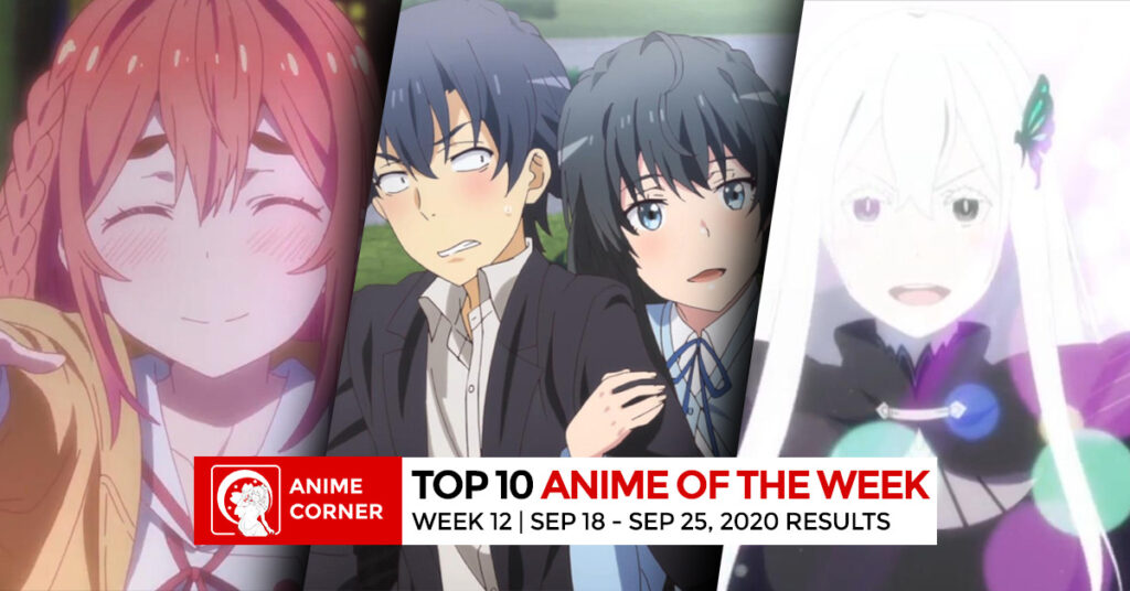 Anime Corner Weekly Anime Rankings - Week 12 Top 3