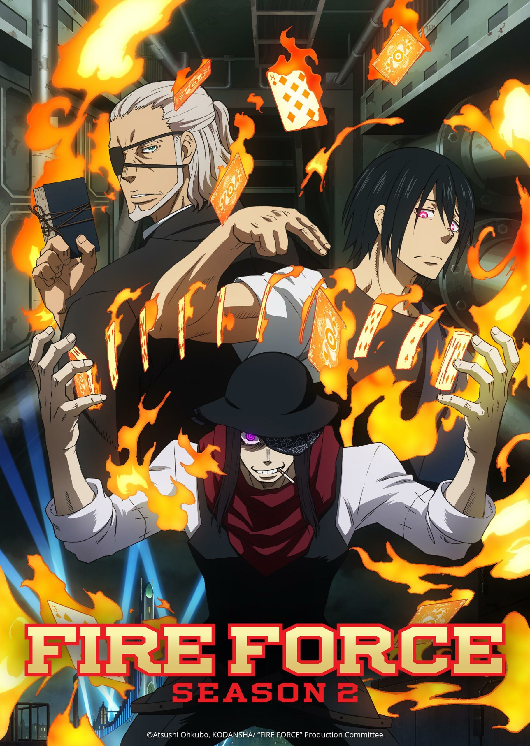 Fire Force Key Visual - 1st of the most popular shows on Netflix Japan