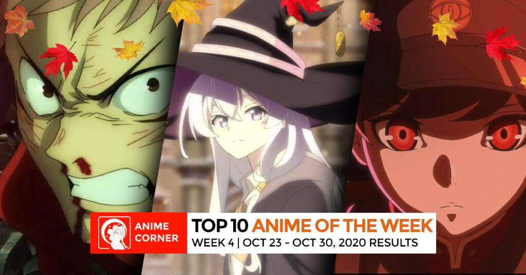 Fall 2020 Anime Rankings Week 4 Web Featured Image