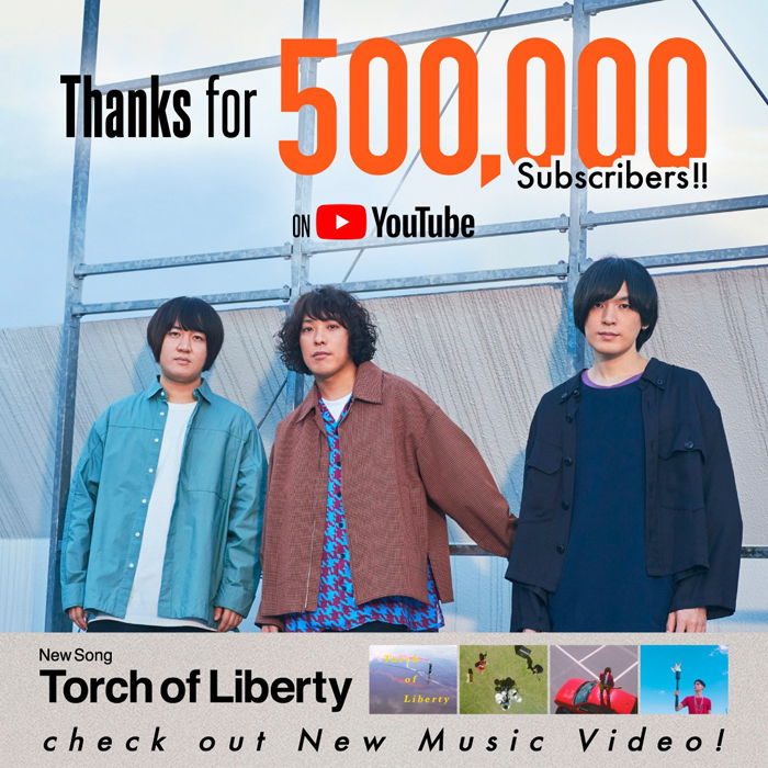 KANA-BOON music video - celebration photo for 500k