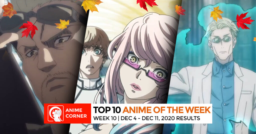 Fall 2020 Anime Rankings Week 10 Top 10