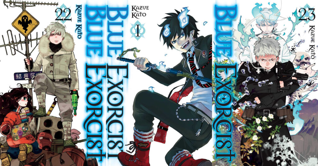 Blue Exorcist Manga Covers