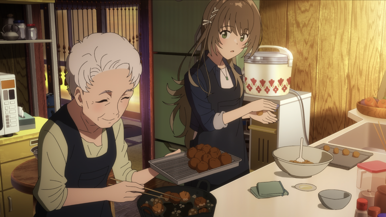 The Aquatope on White Sand episode 2
Fuuka helps Kukuru's grandma cook