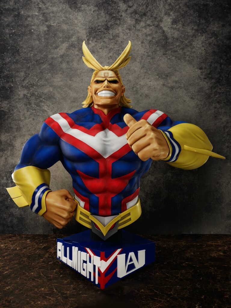 All Might Figure Life Size Bust 