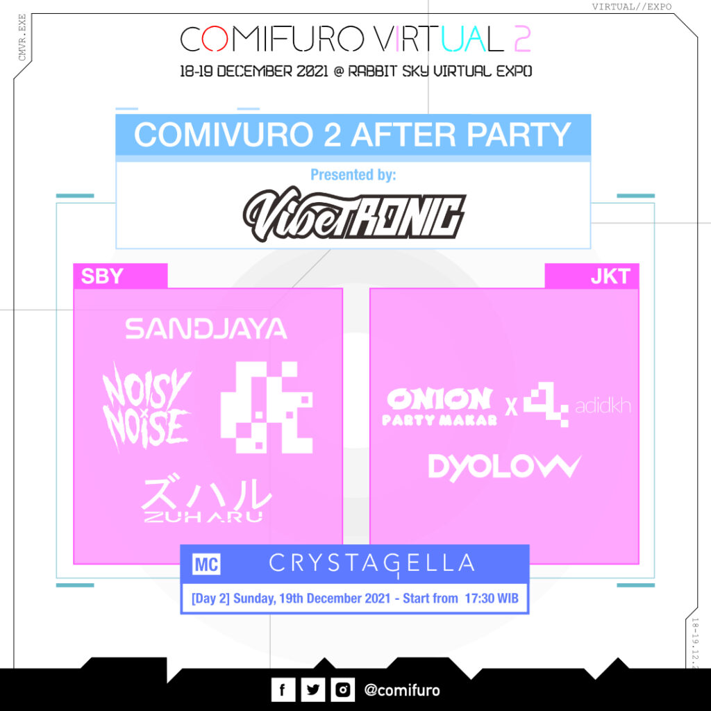 Comic Frontier Virtual 2 After Party by Vibetronic