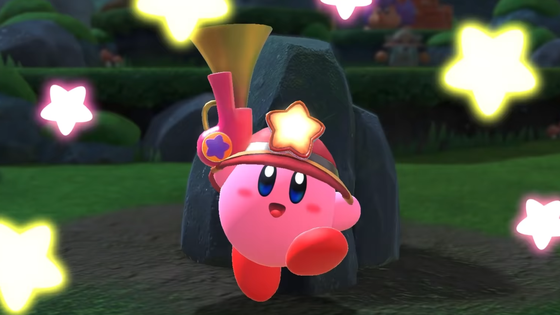 Kirby and the Forgotten Land Gets a Release Date and a Gun