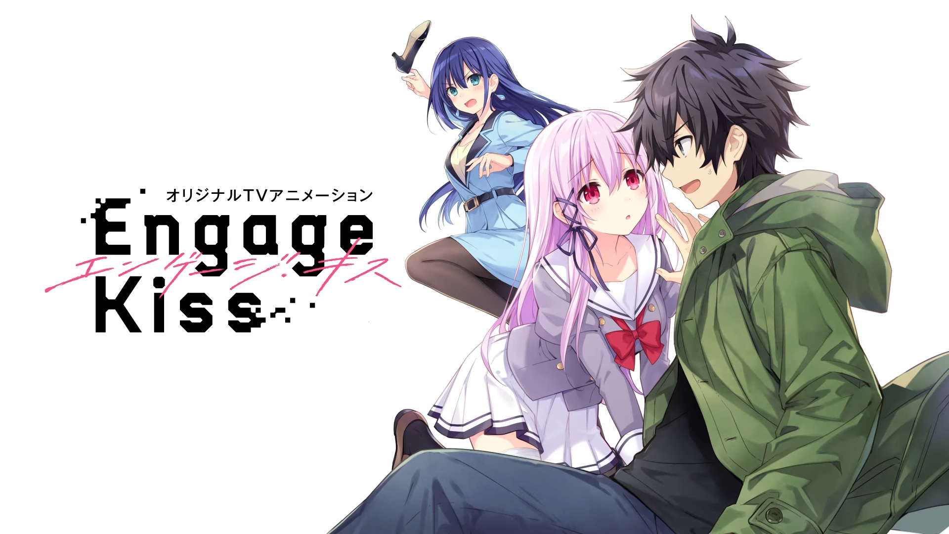 Set of 3!!Chainsaw man Engage kiss etc Chirashi/Poster/Flyer Anime Manga