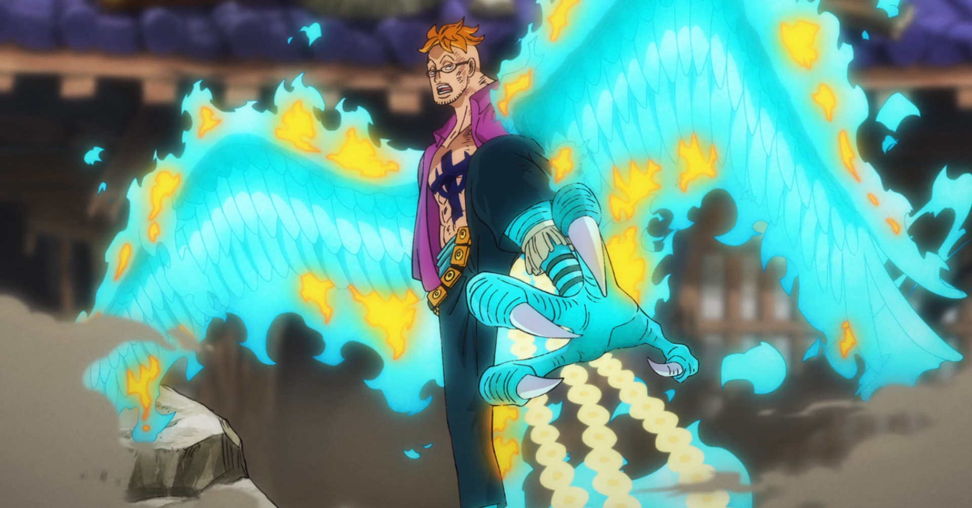 One Piece Episode 1022: Marco Goes Off Against Kaido's Top