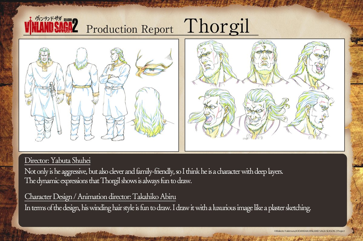 vinland season 2 thorgil character design