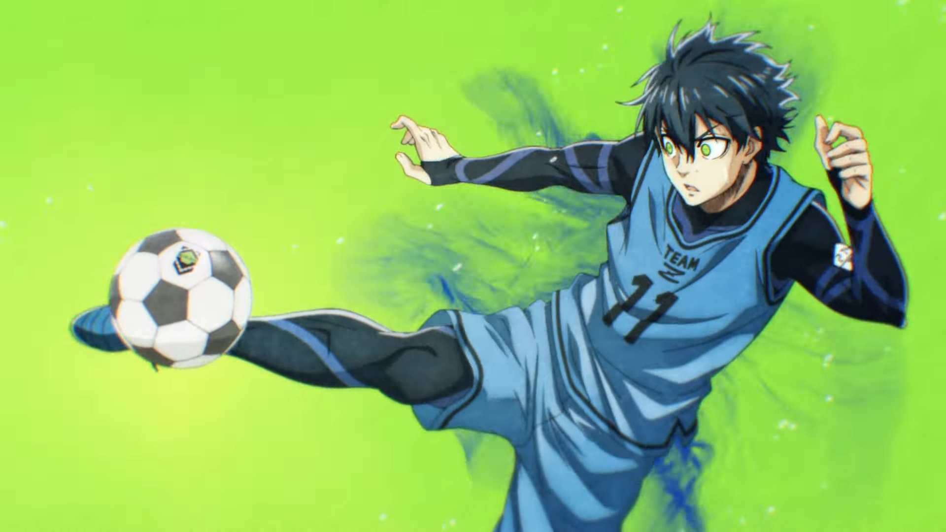 Anime Character Wallpaper Theme Kicking Ball Stock Illustration 2073801680  | Shutterstock