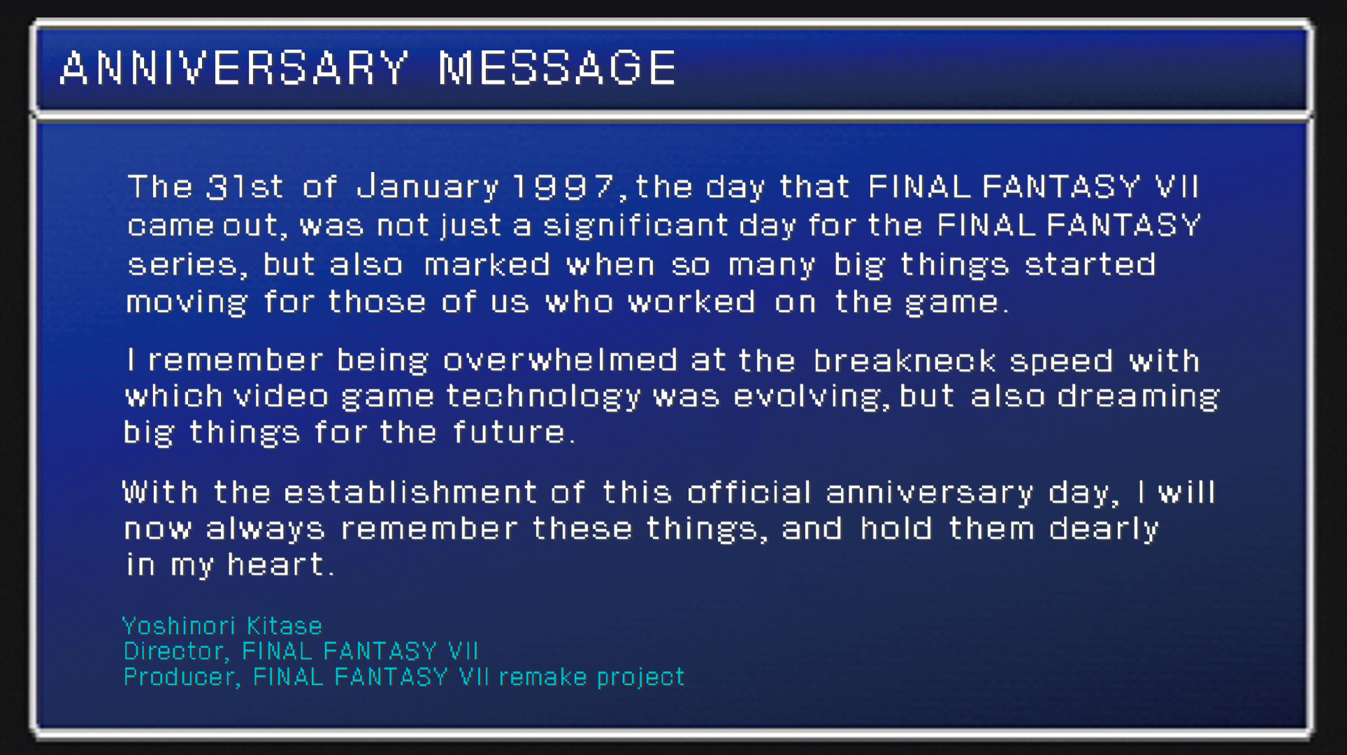 Final Fantasy VII Day