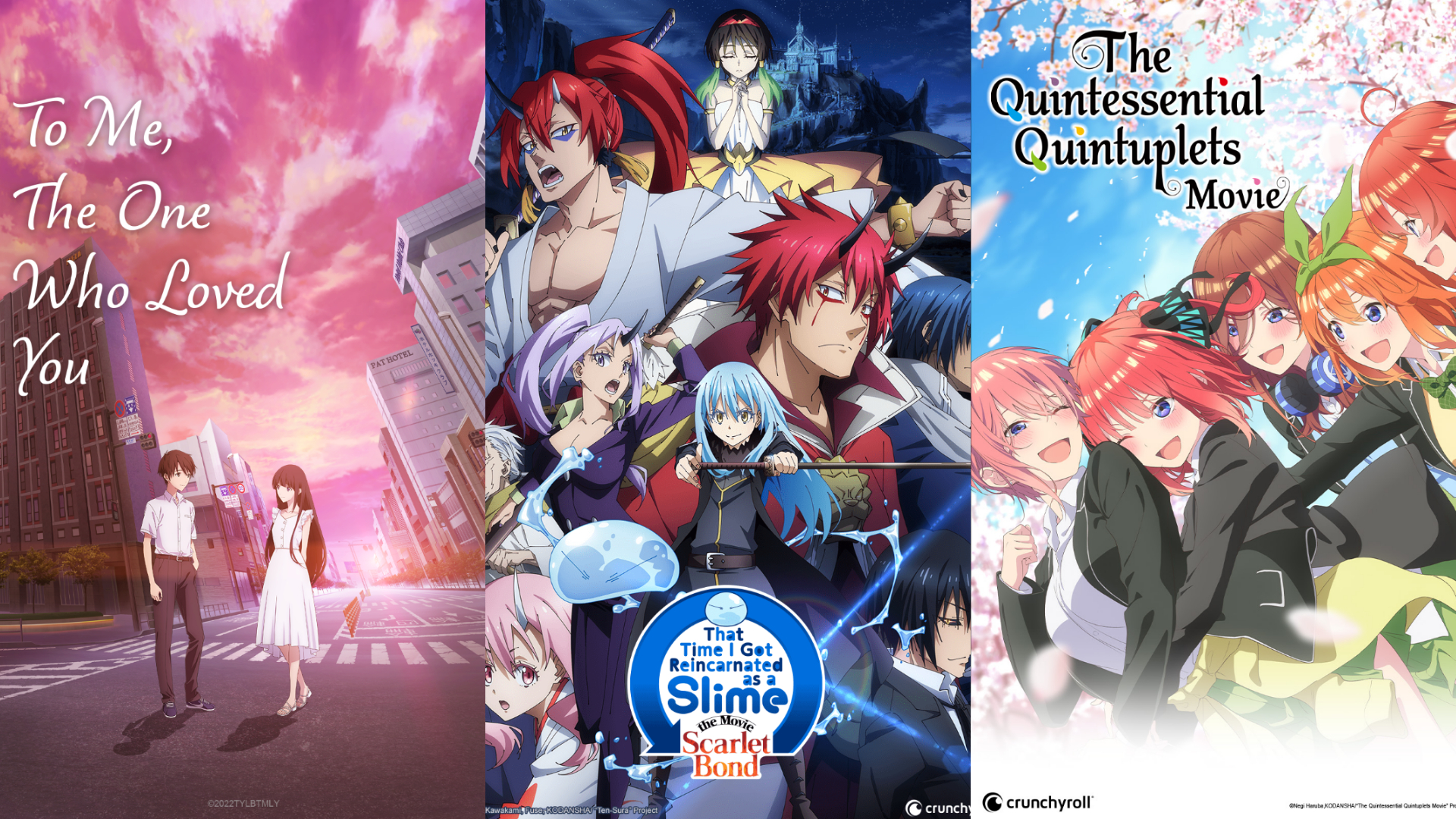 Watch That Time I Got Reincarnated as a Slime The Movie: Scarlet Bond, The  Quintessential Quintuplets Movie and More Anime Movies on Crunchyroll This  April [UPDATED] - Crunchyroll News