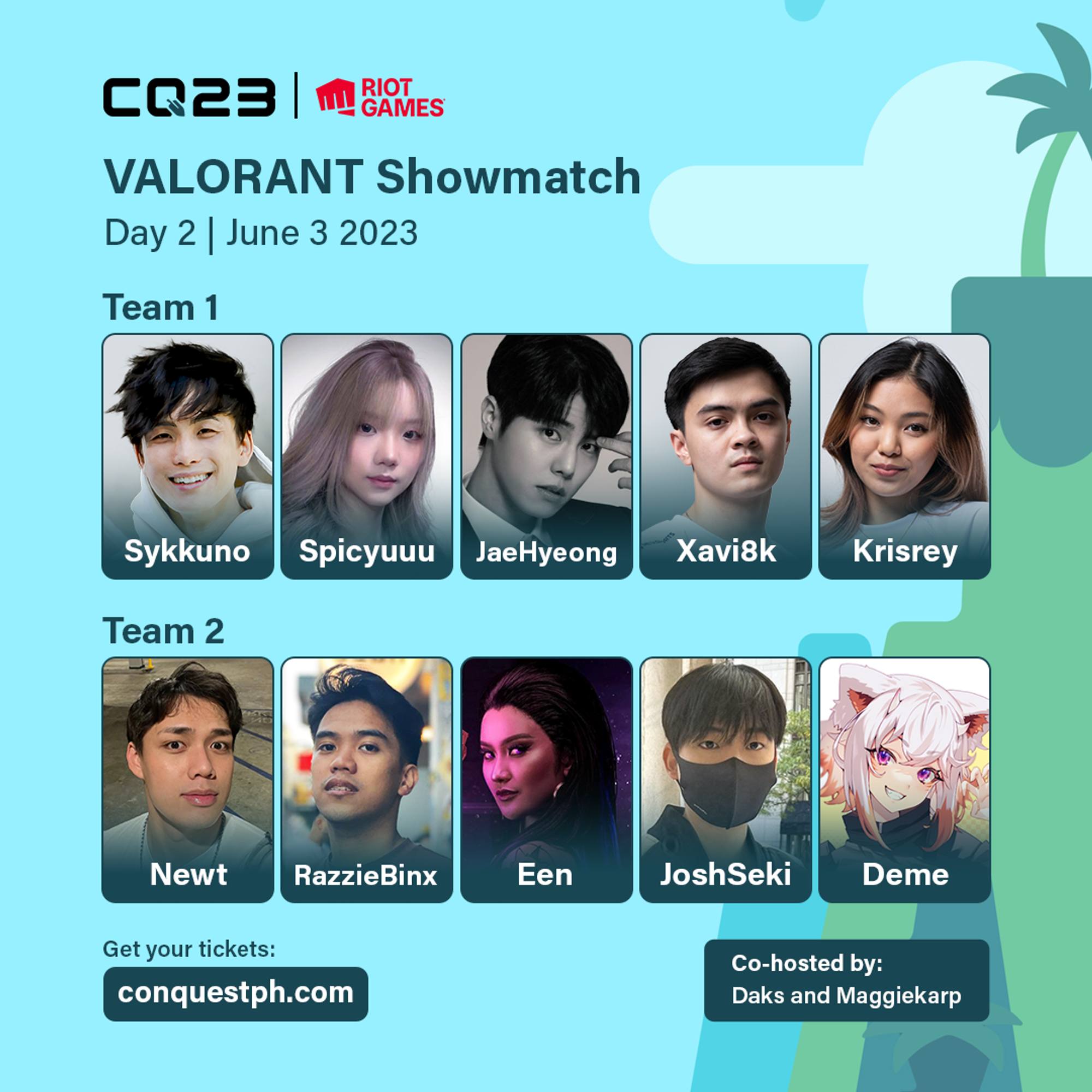 Conquest Festival 2023 Guide Valorant Showmatch