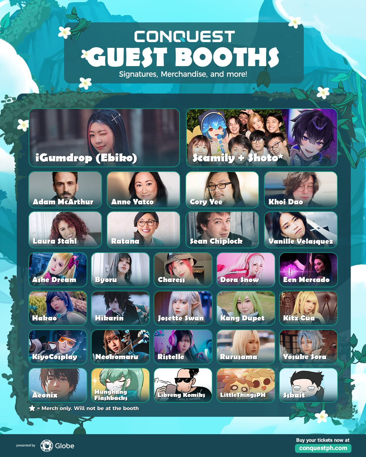 Conquest Festival 2023 Guide Guest Booths