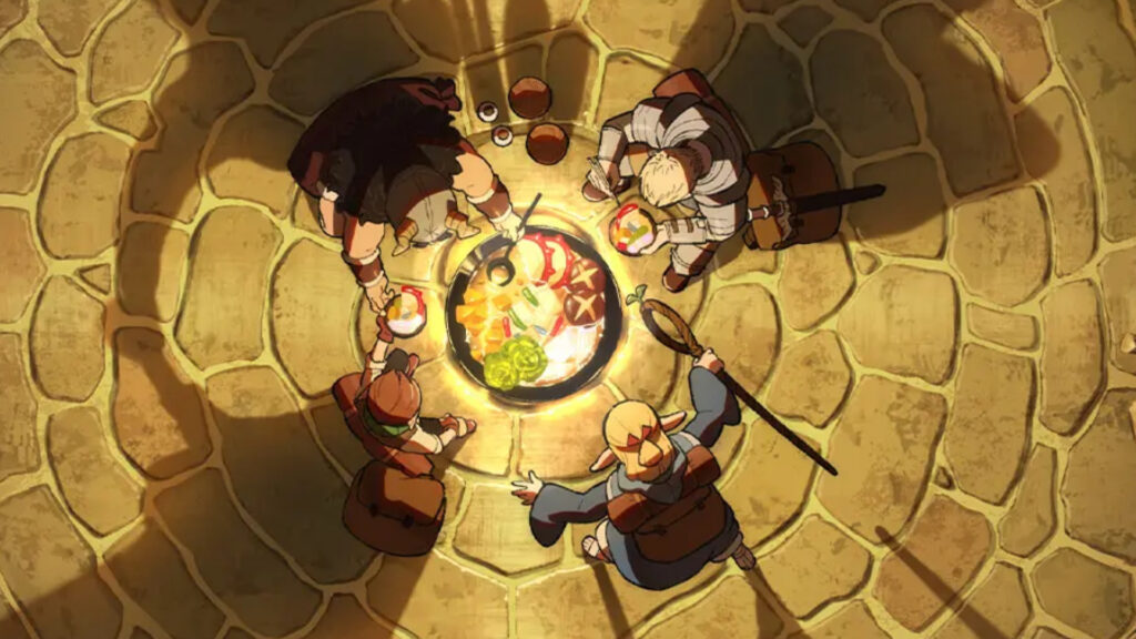 delicious in dungeon meshi anime trailer