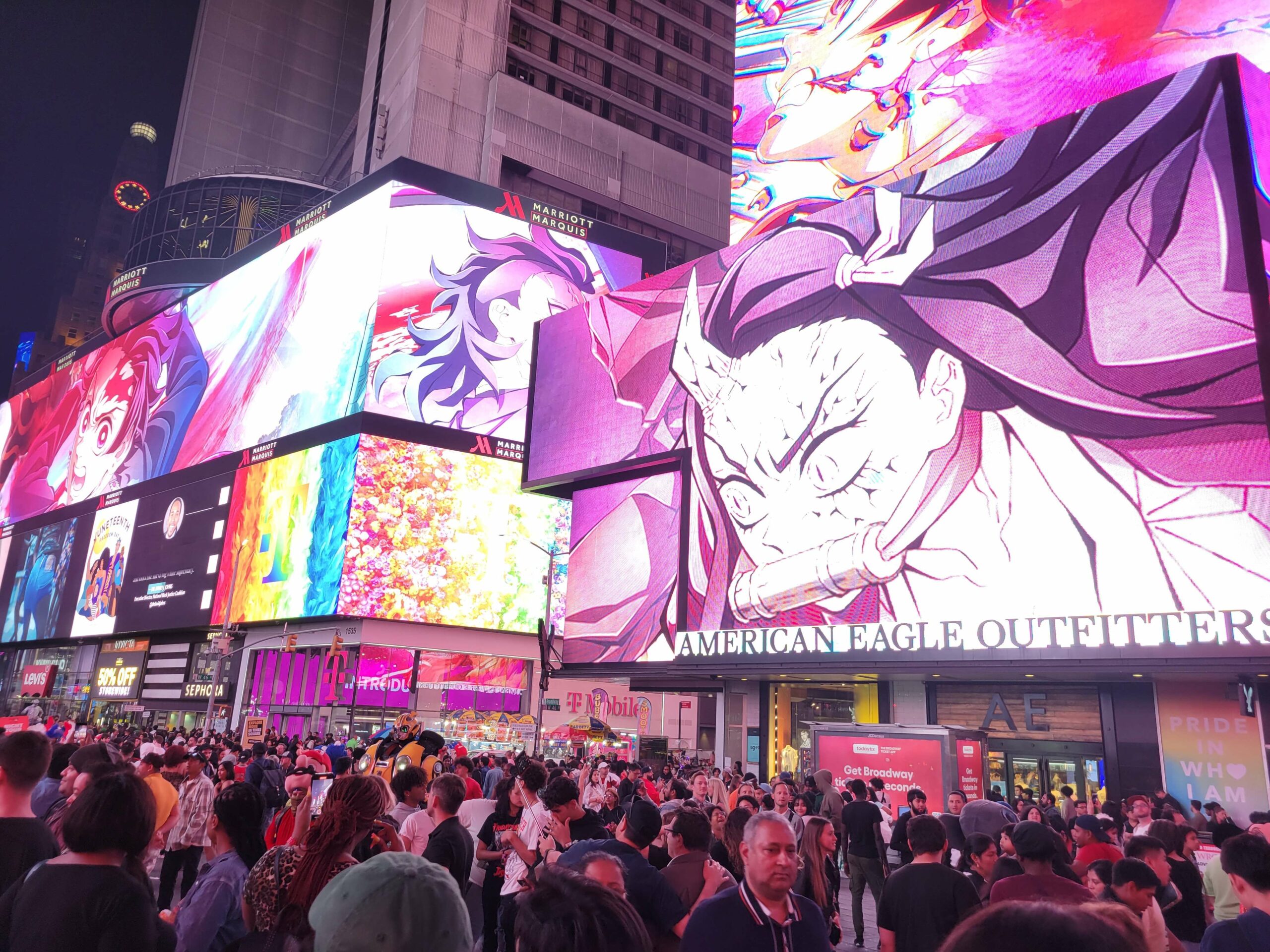 Demon Slayer Times Square