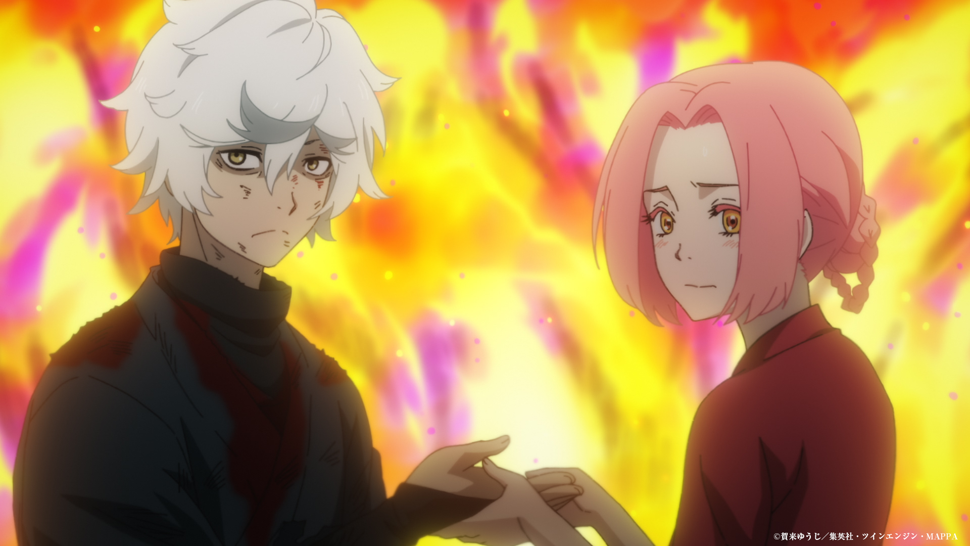 Hell's Paradise Gabimaru and Mei anime