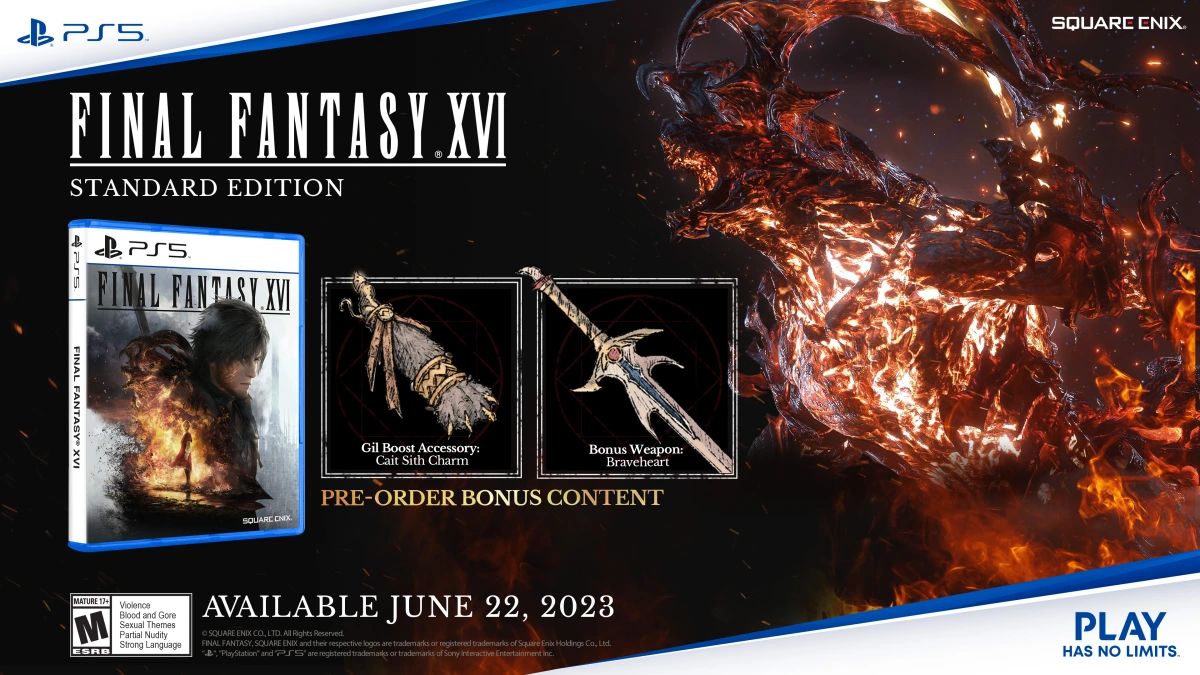 FF16 Price and Release Date - Standard Edition