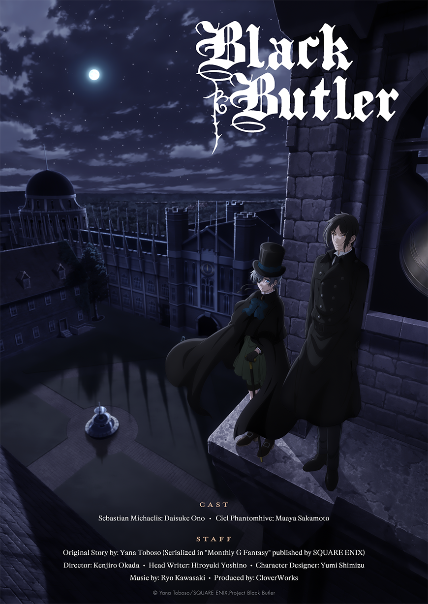 black butler new anime 2024 cloverworks