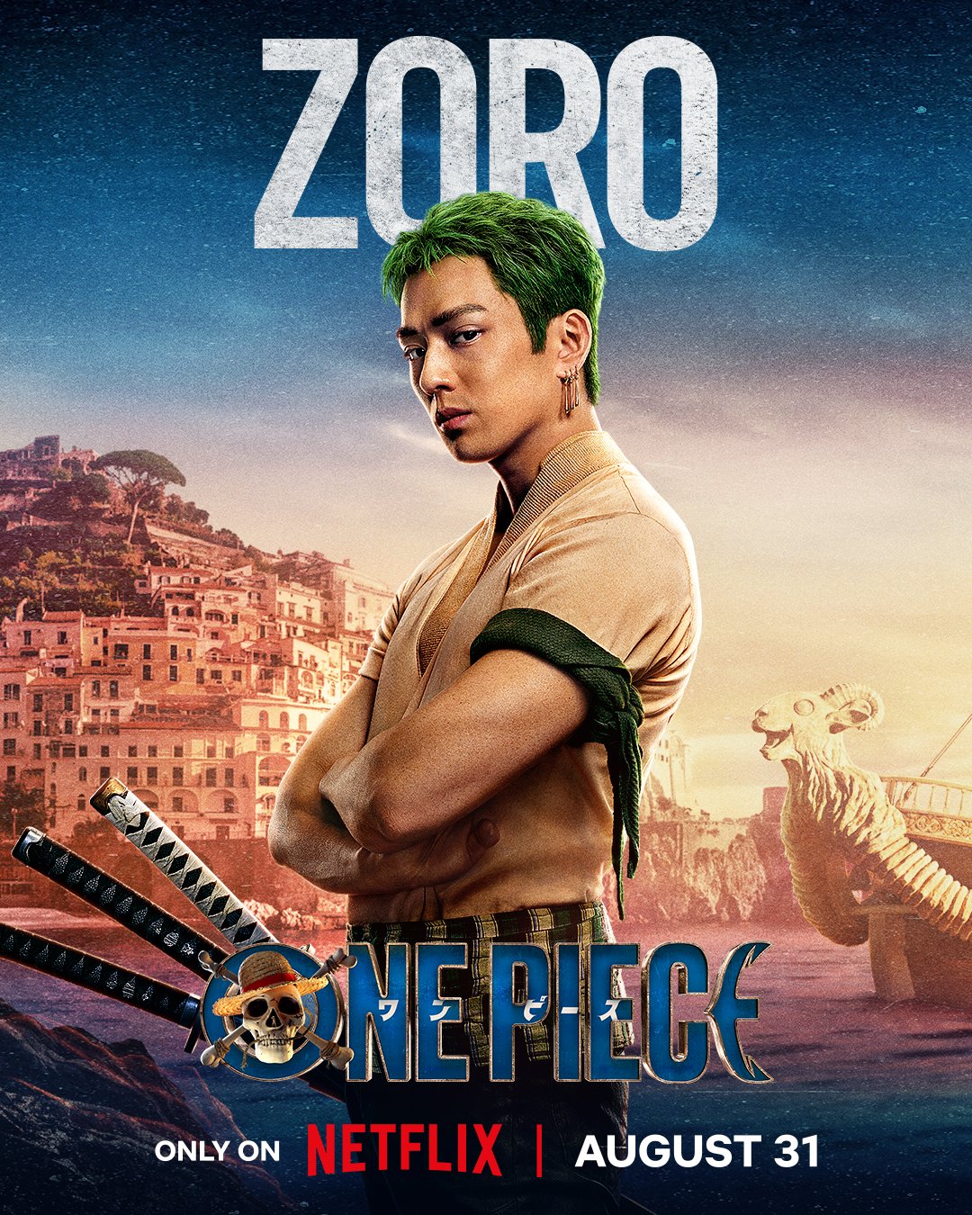 one piece live-action individual posters zoro