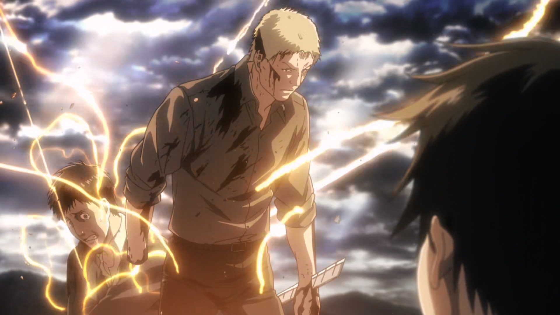 I think this scene was so iconic. The two first sacrifices to stop the  rumbling. : r/ShingekiNoKyojin