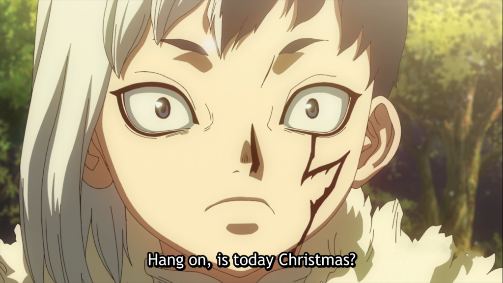 christmas moment in anime