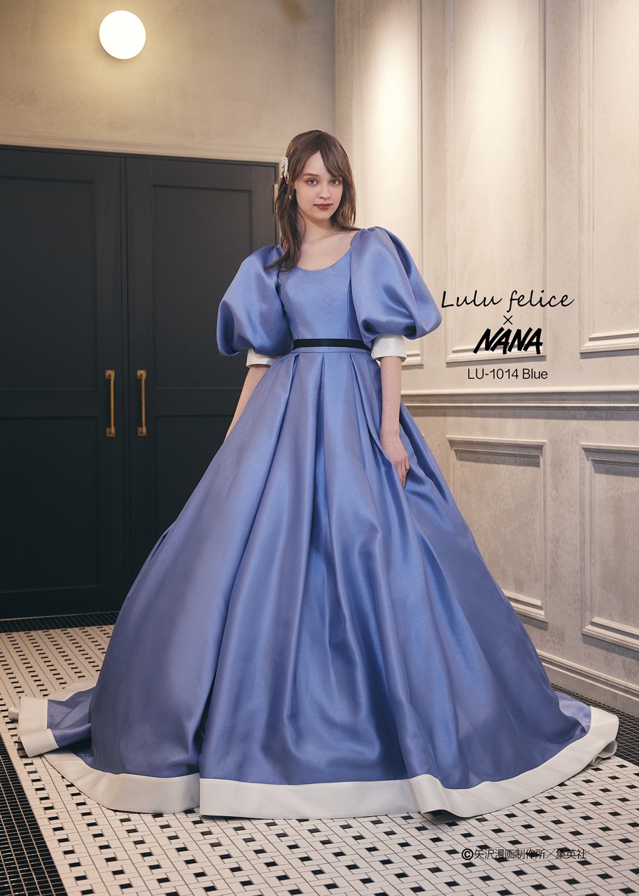 lulu felice x nana light blue dress